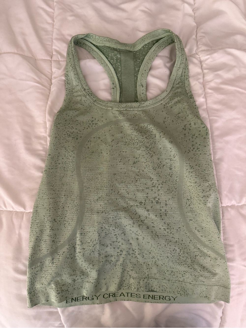 lululemon athletica green swiftly tank